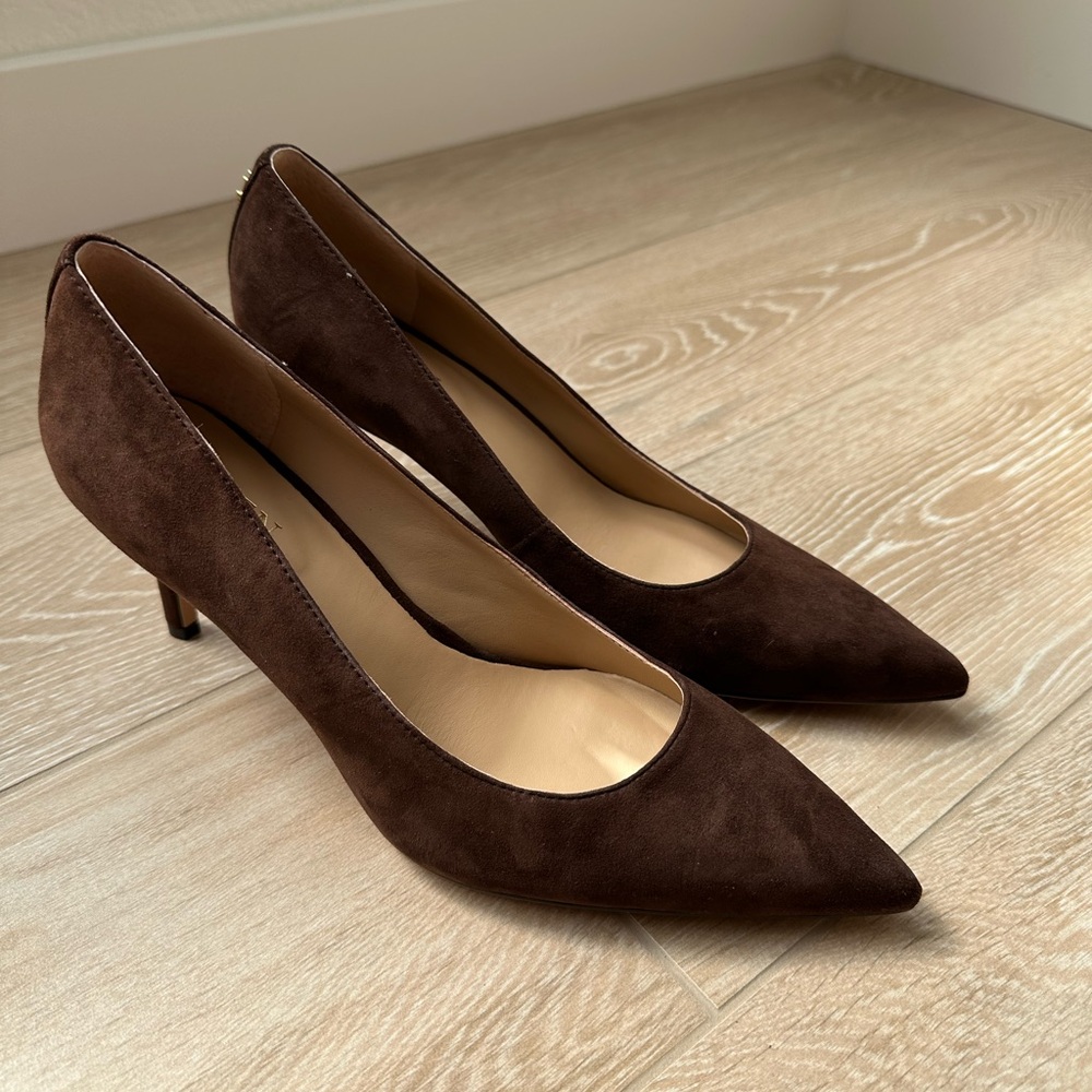 Lauren Ralph Lauren Women's Brown Suede Pumps